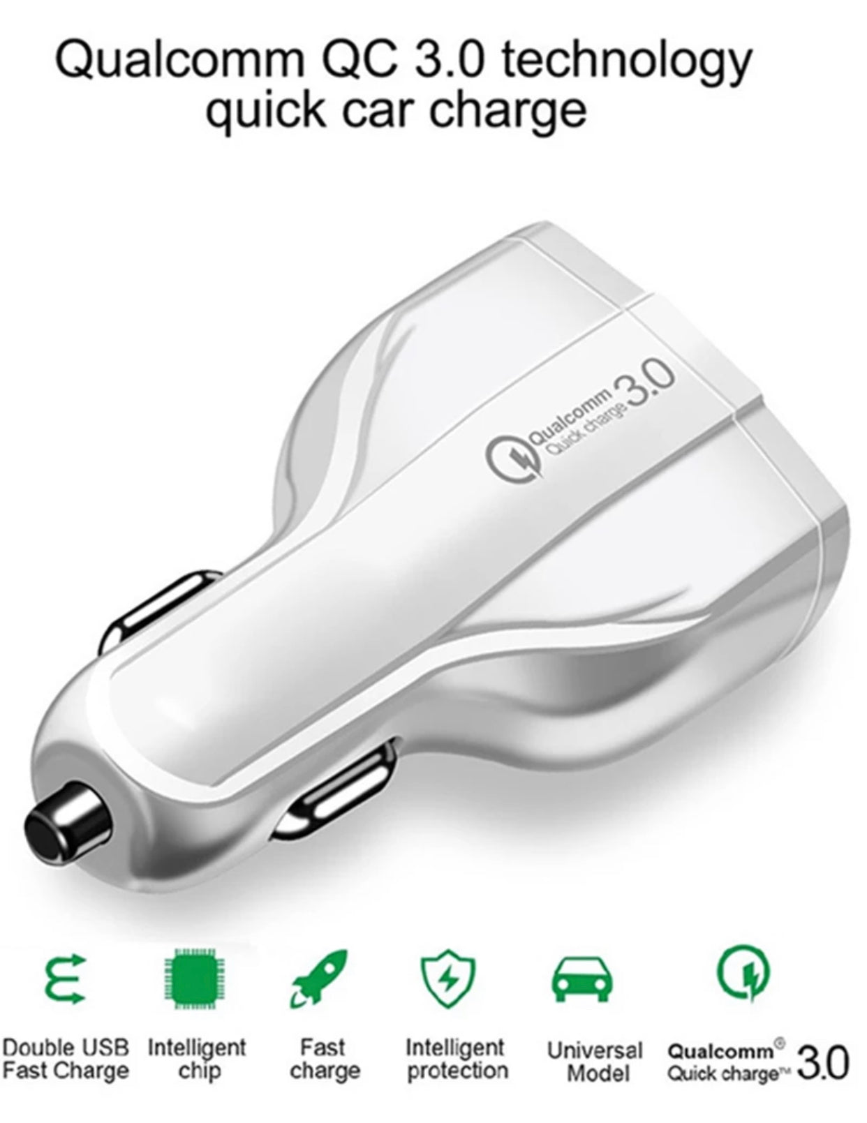 Premium Specialized USBC and Fast Charging USB Car Charger Adapter- Classic Black Colour - Super Savings Technologies Co.,LTD Premium Specialized USBC and Fast Charging USB Car Charger Adapter- Classic Black Colour - Super Savings Technologies Co.,LTD
